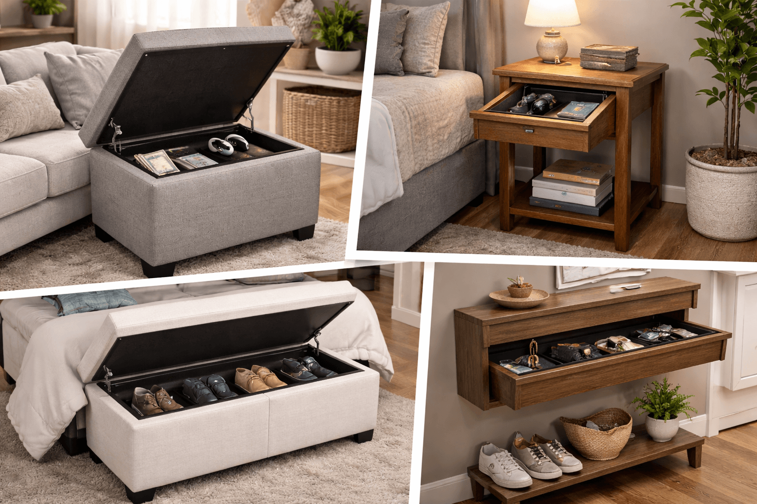 Hidden Storage Furniture for Small Spaces