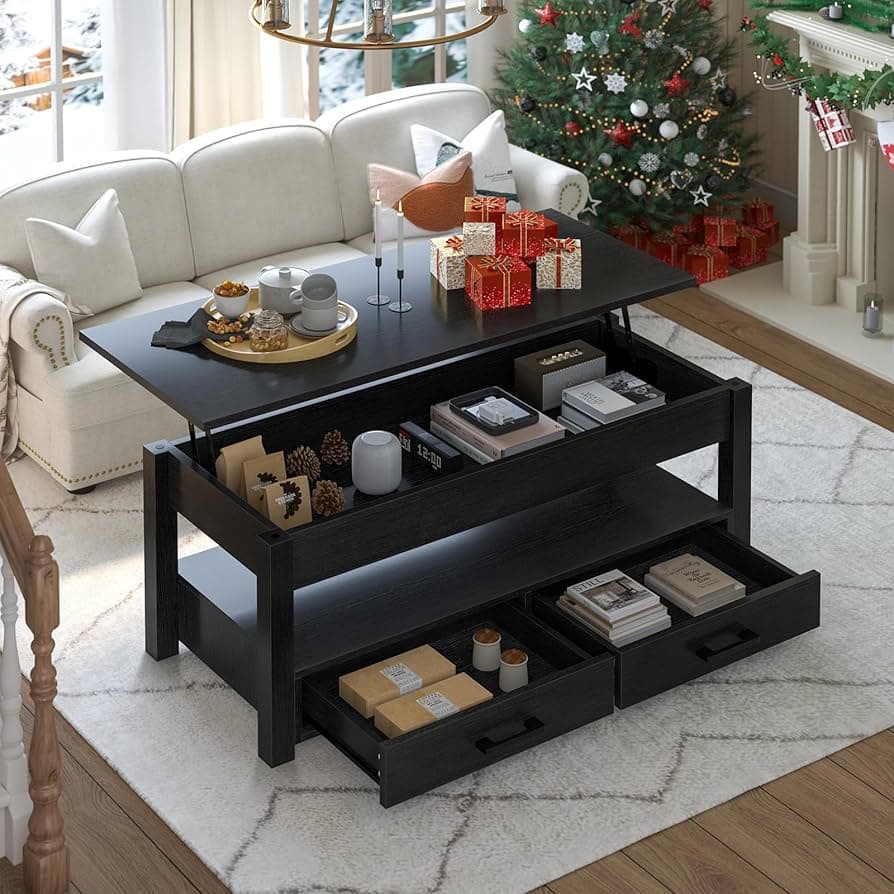 Coffee Table with Hidden Compartment